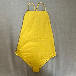 Blek Swimsuit - Gunni One Piece in Mustard